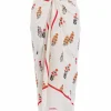 New Retro Stage Beige 1960s Plants & Floral Cover-Up