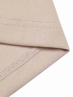 Sale Retro Stage 1940s Solid Sweetheart Knitted Top Beige
