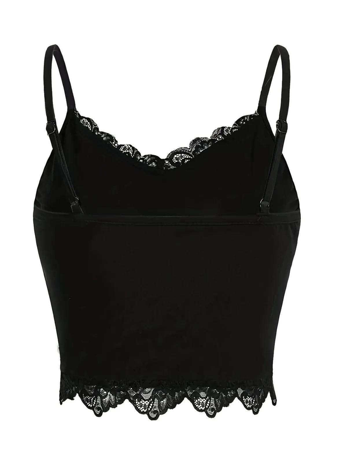 Clearance Retro Stage Halloween Cross Rhinestone Camisole Black