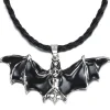 Hot Retro Stage Black Retro Halloween Bat Necklace