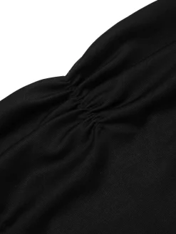Outlet Retro Stage Black 1960s Halter Sunflower Pencil Dress Yellow