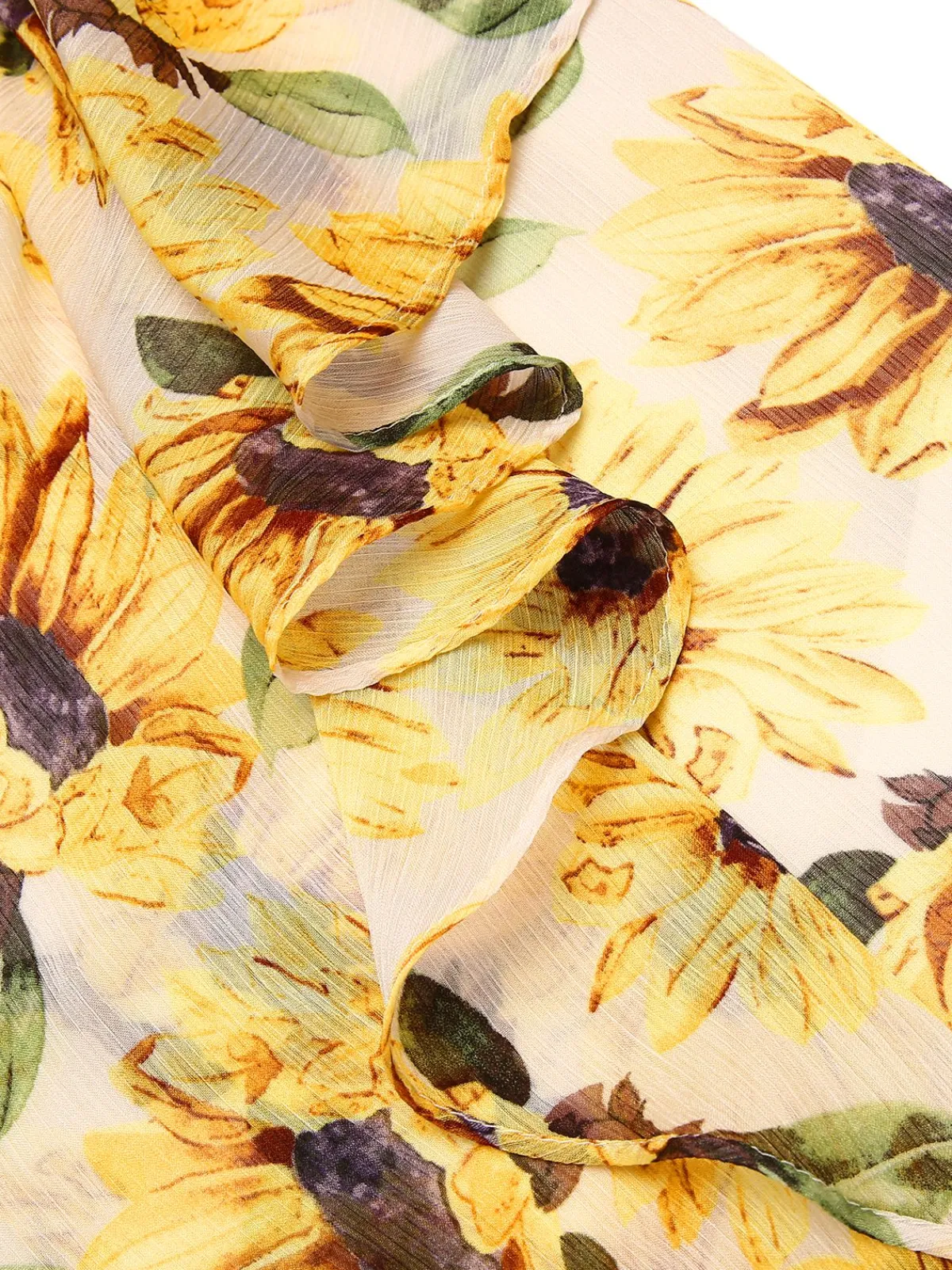 Outlet Retro Stage Black 1960s Halter Sunflower Pencil Dress Yellow