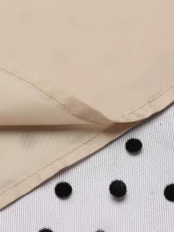 Online Retro Stage Black 1950s Heart Dot Swing Vintage Dress