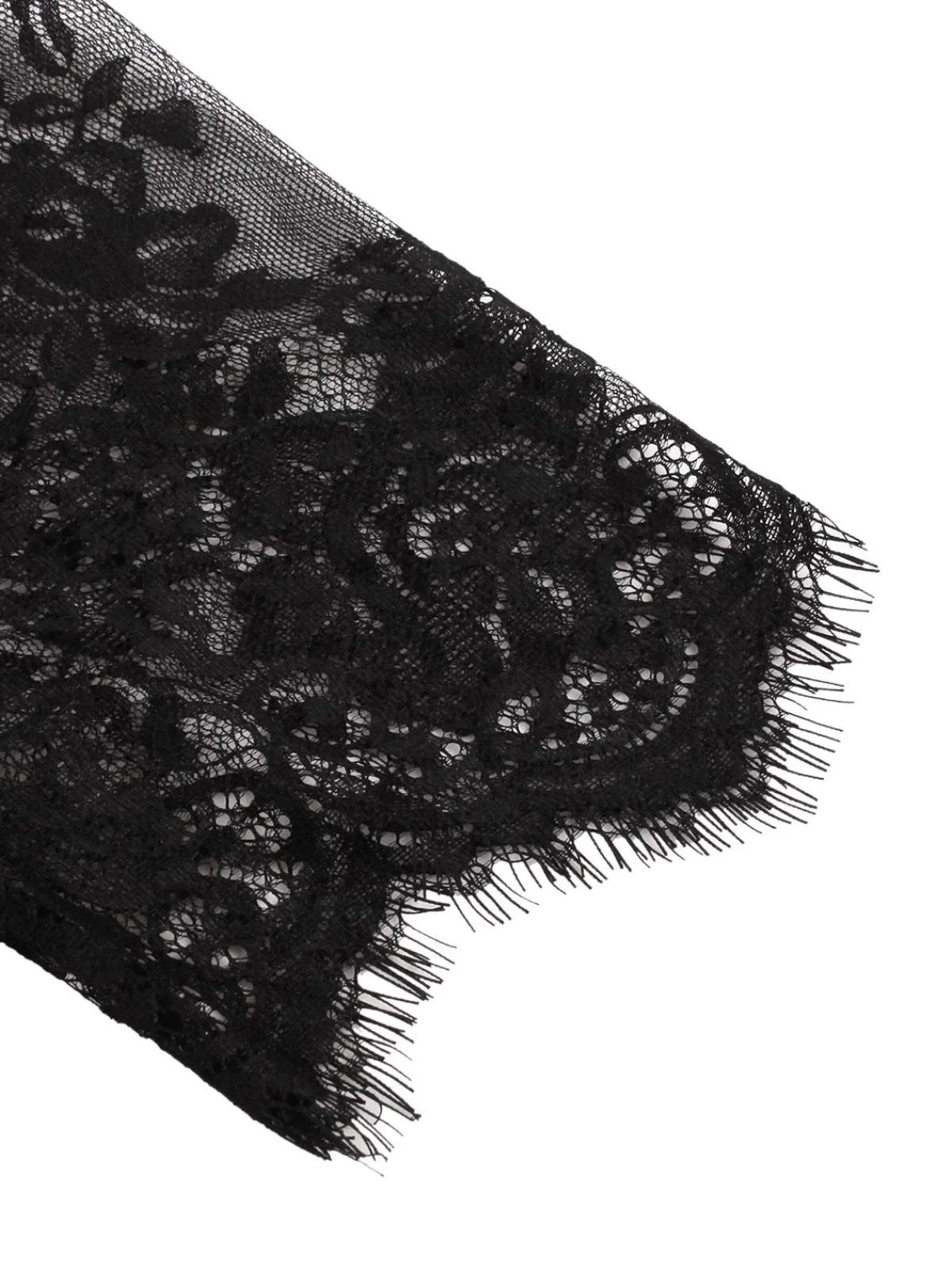 Outlet Retro Stage 1950s Lace A-Line Dress Black
