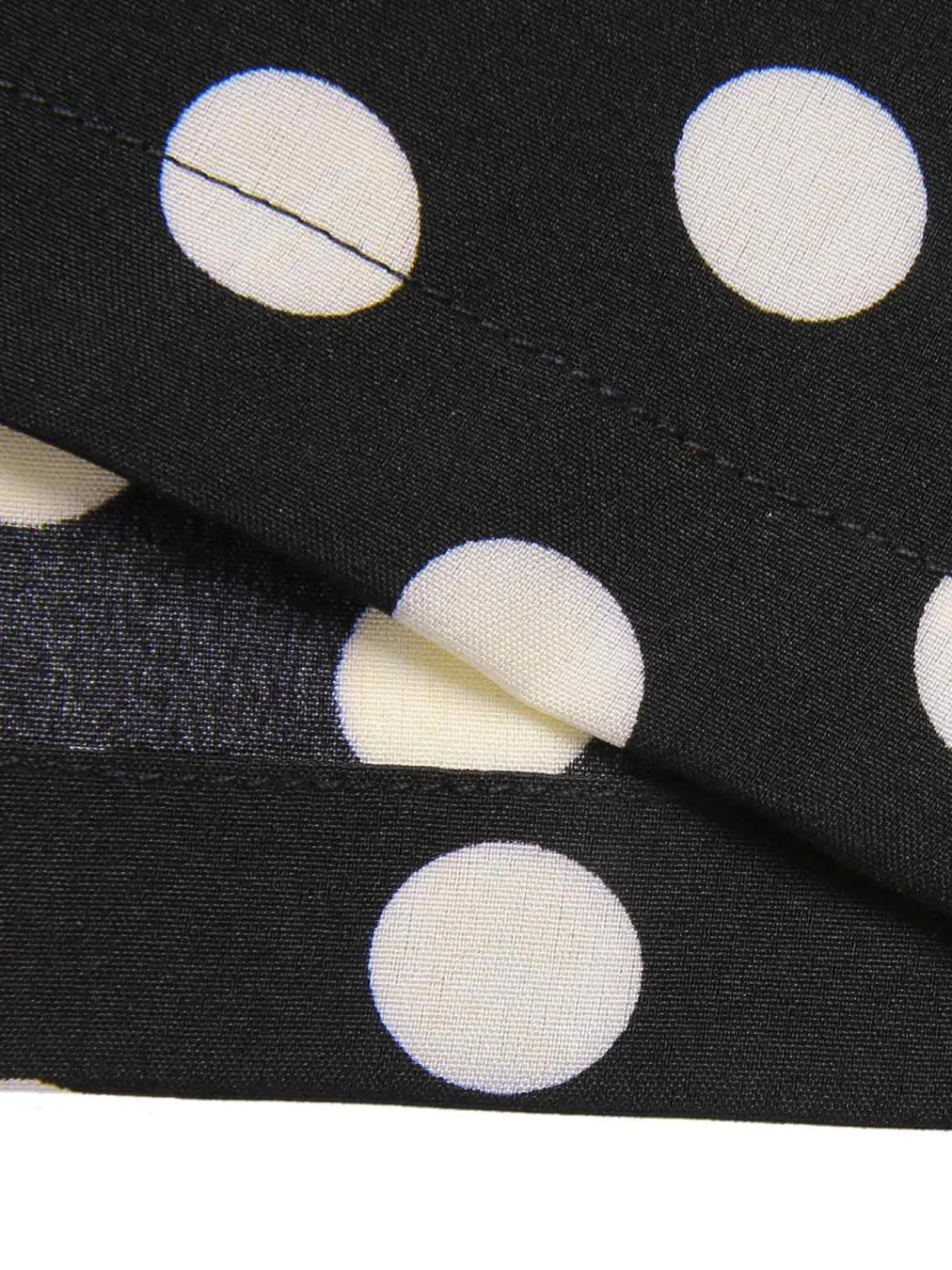 Outlet Retro Stage 1940s Polka Dots Cross Halter Jumpsuit Black