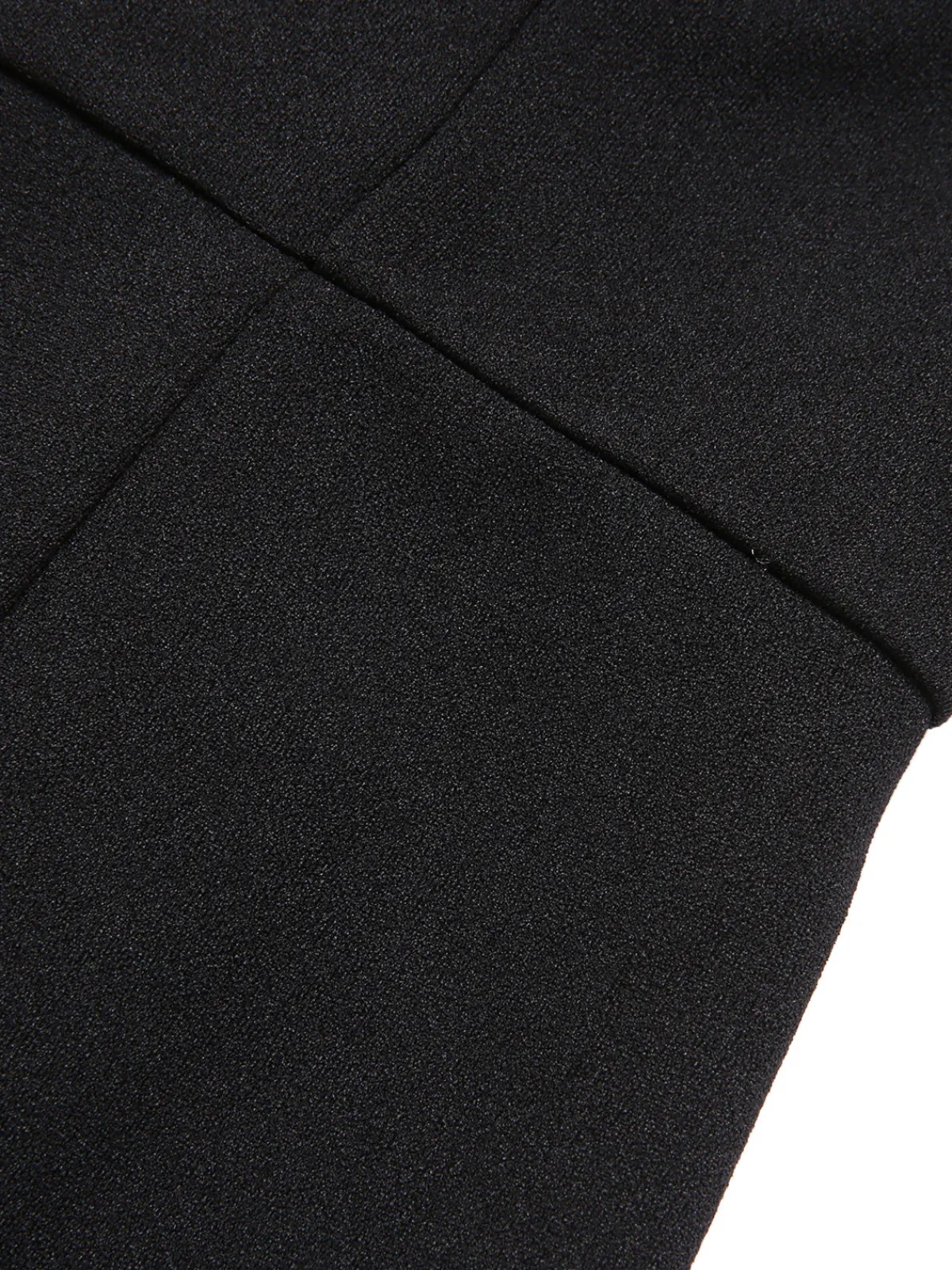 Discount Retro Stage 1960s Rhinestone Solid Halter Dress Black