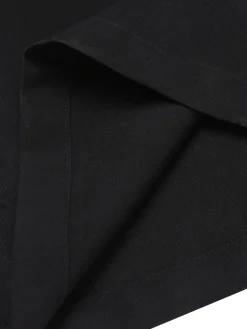Discount Retro Stage Black 1930s Solid Suspender Pants