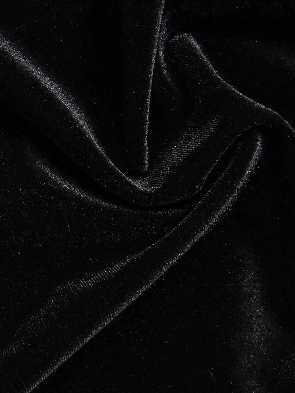 Online Retro Stage 1960s Spaghetti Strap Velvet Beading Dress Black