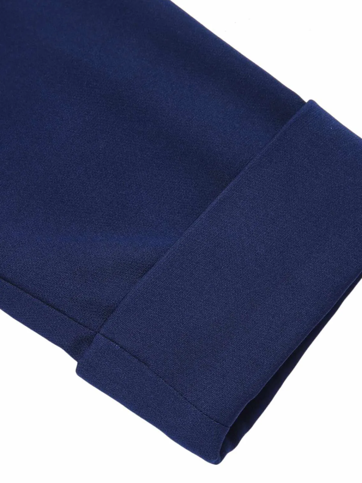 Clearance Retro Stage 1960s Peter Pan Collar Belt Top Blue