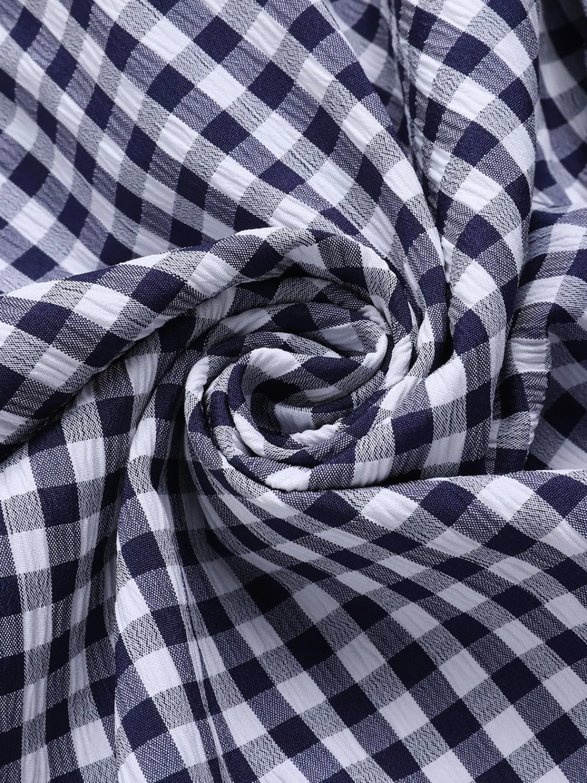 Clearance Retro Stage 1930s Plaid Fishtail Skirt Blue
