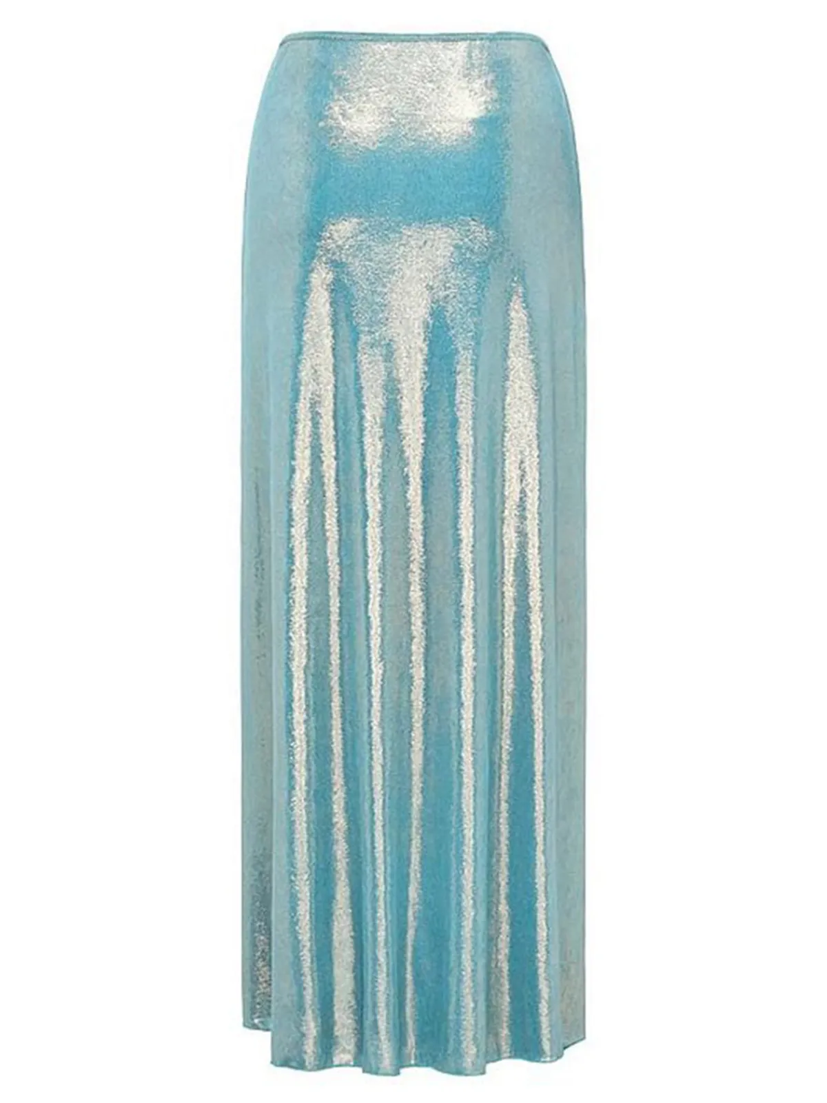 Sale Retro Stage Blue 1930s Shimmery Beading Cover-Up