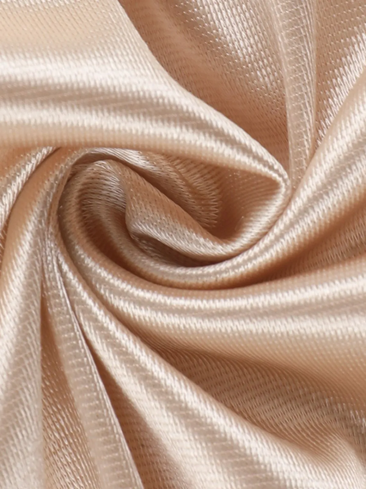 Online Retro Stage 1930s Off Shoulder Slit Satin Dress Champagne