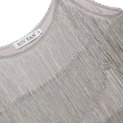New Retro Stage [Clearance] Belted 1920s Fringe Gatsby Dress Gray