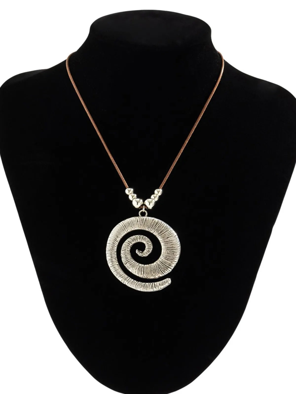 Hot Retro Stage Conch Starfish Pendant Leather Cord Necklace