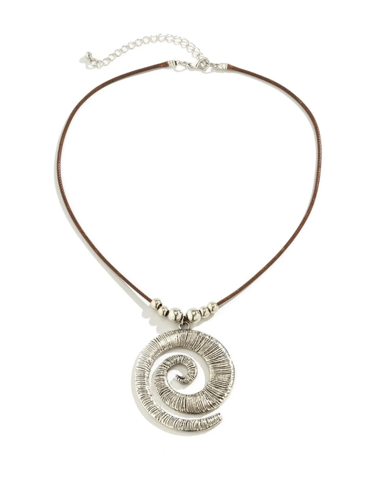 Hot Retro Stage Conch Starfish Pendant Leather Cord Necklace