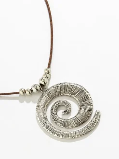 Hot Retro Stage Conch Starfish Pendant Leather Cord Necklace