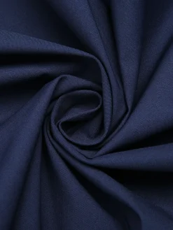Best Retro Stage Gray 1960s Solid Umbrella Skirt Dark Blue