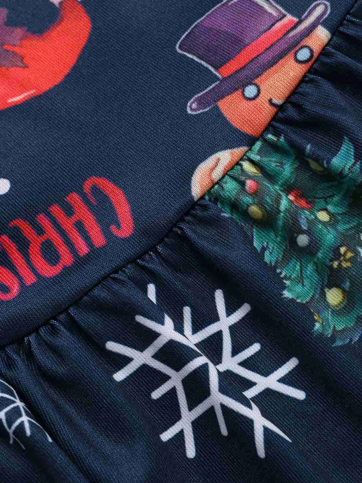 Fashion Retro Stage Dark 1940s Christmas Straps Nightgown Blue