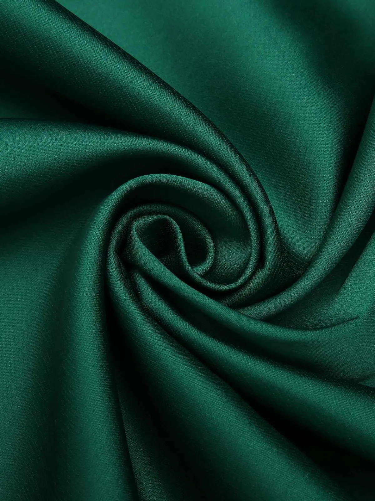 Clearance Retro Stage 1940s Solid Belt V-Neck Dress Dark Green