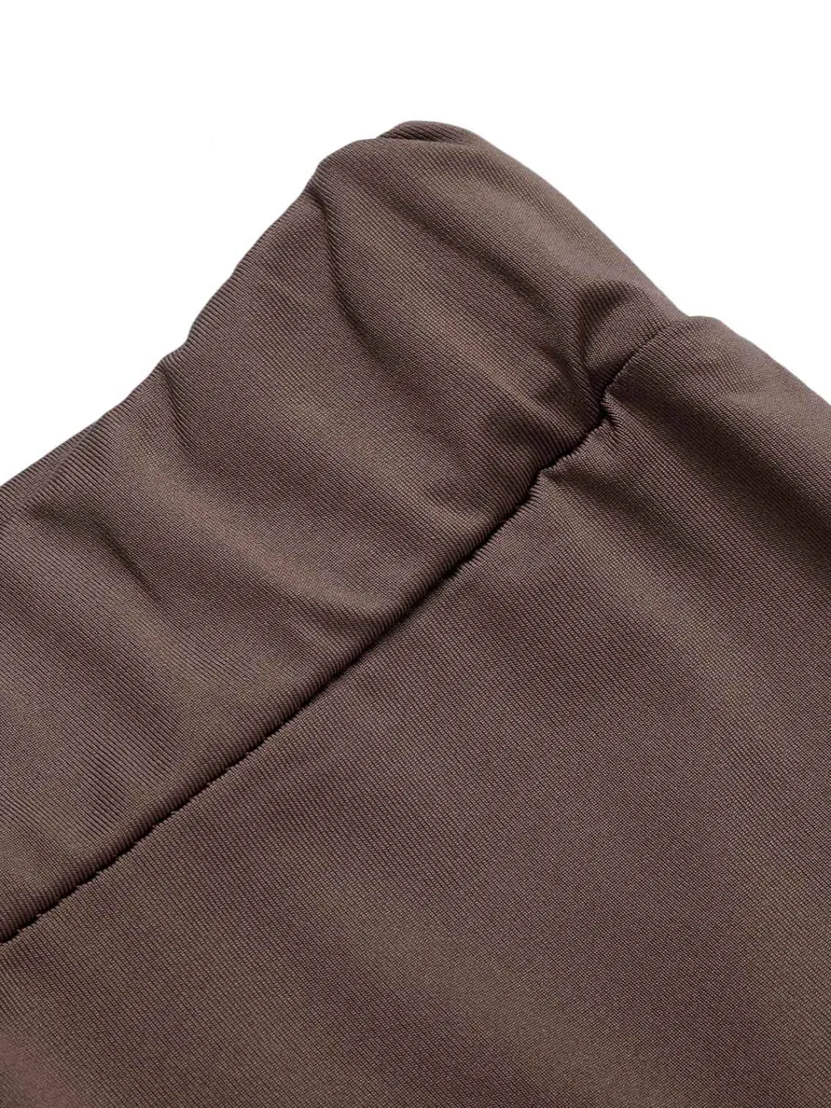 Hot Retro Stage Dark 1950s Solid Flared Pants Khaki
