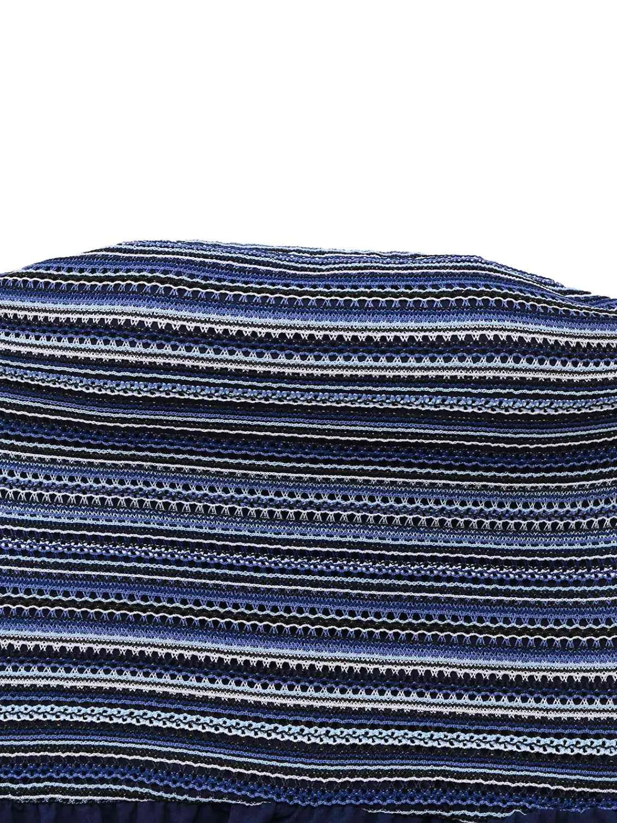 New Retro Stage 1950s Stripes Bandeau Jumpsuit Deep Blue