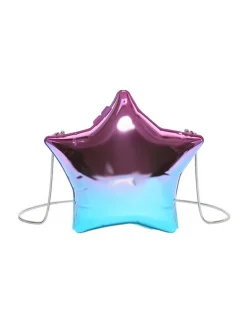 Hot Retro Stage Funny Five Pointed Star Chain Crossbody Bag