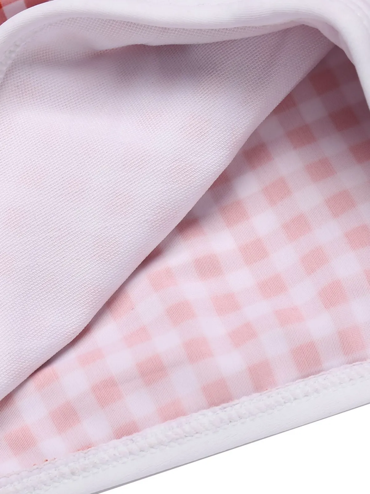 Discount Retro Stage Gingham Halter Bowknot One-piece Swimsuit