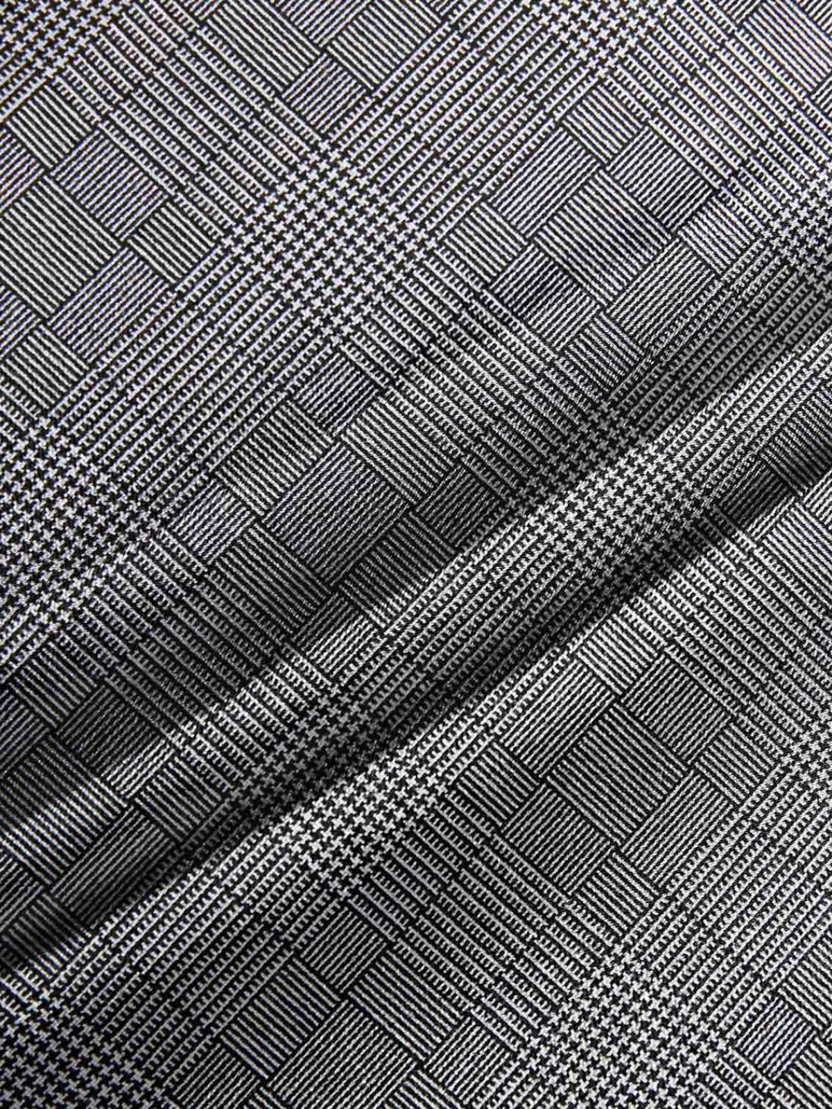 Online Retro Stage Gray 1940s Glen Plaid Buttoned Overall Pants