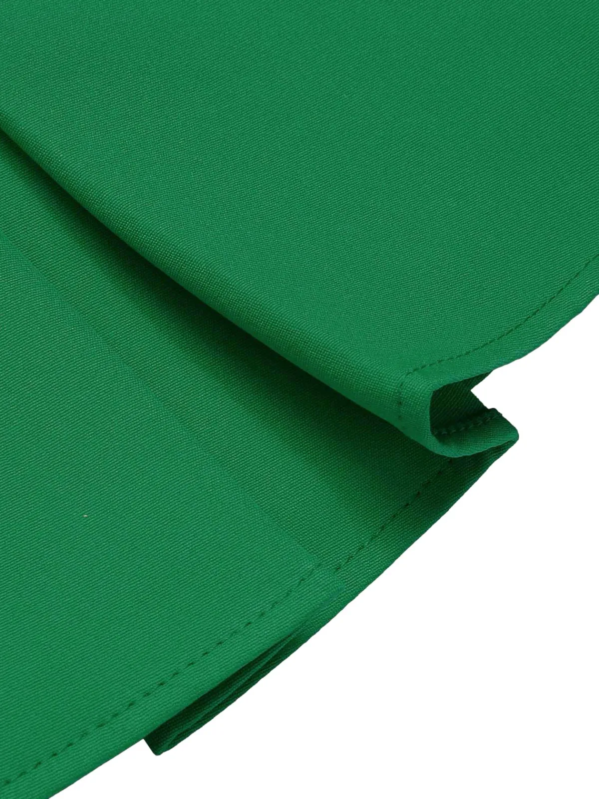Online Retro Stage Green 1960s Button Solid Belted Skirt