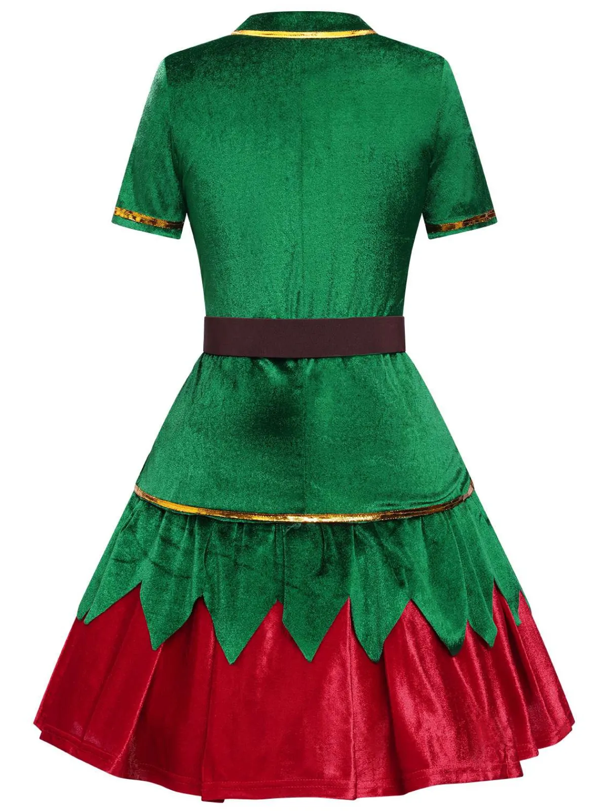 Sale Retro Stage 1950s Christmas Tree Top & Skirt Green