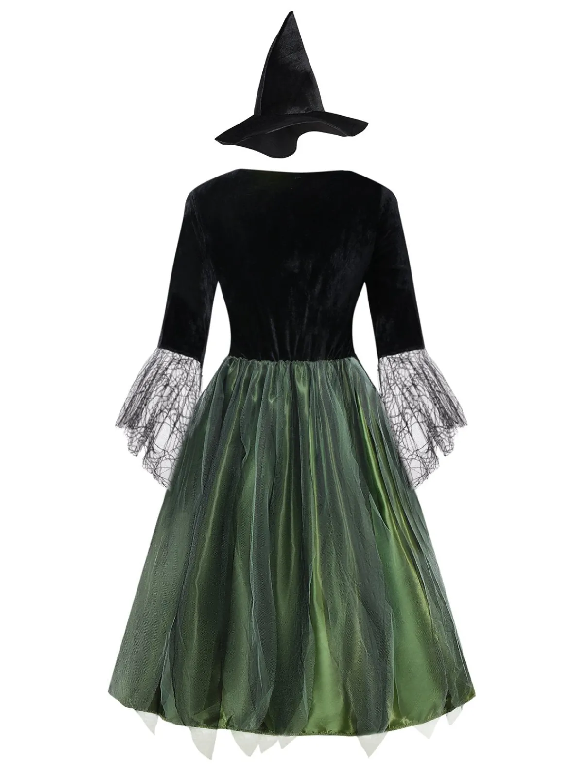 Discount Retro Stage Green 1950s 3D Flower Wonderful Wizard Dress Bright Green