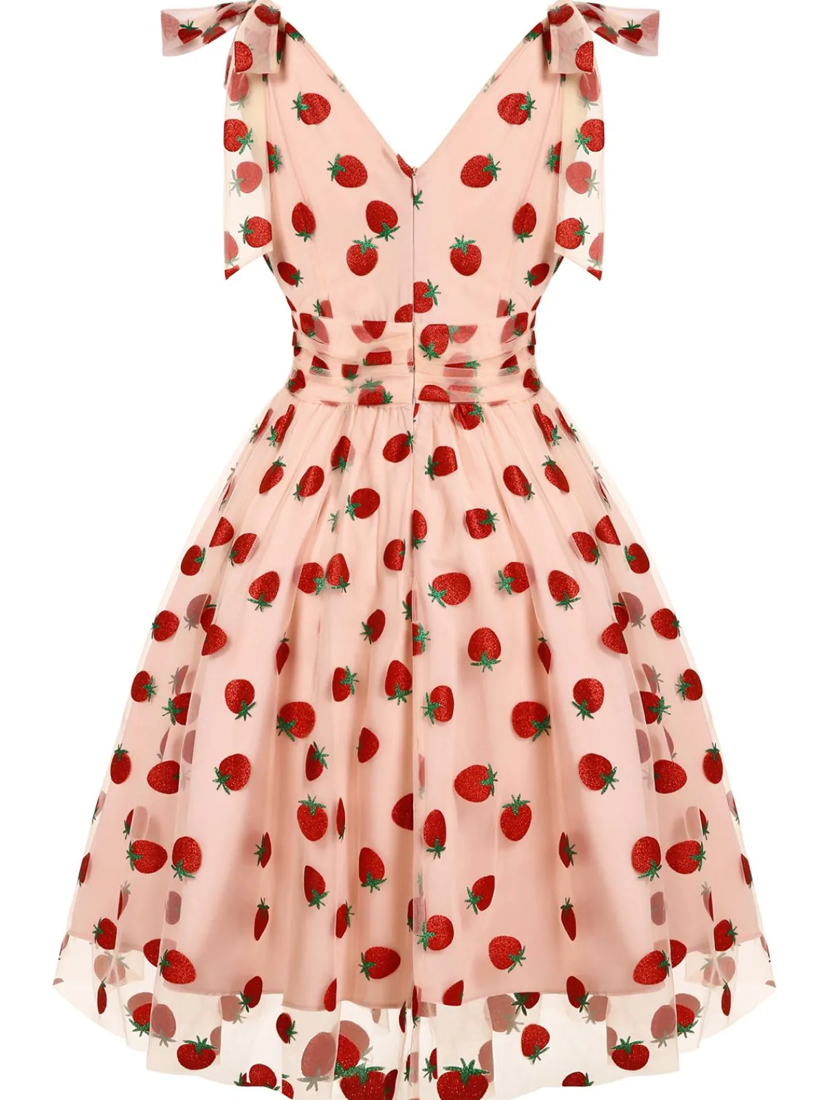 Outlet Retro Stage Green 1950s Daisy Mesh Swing Dress