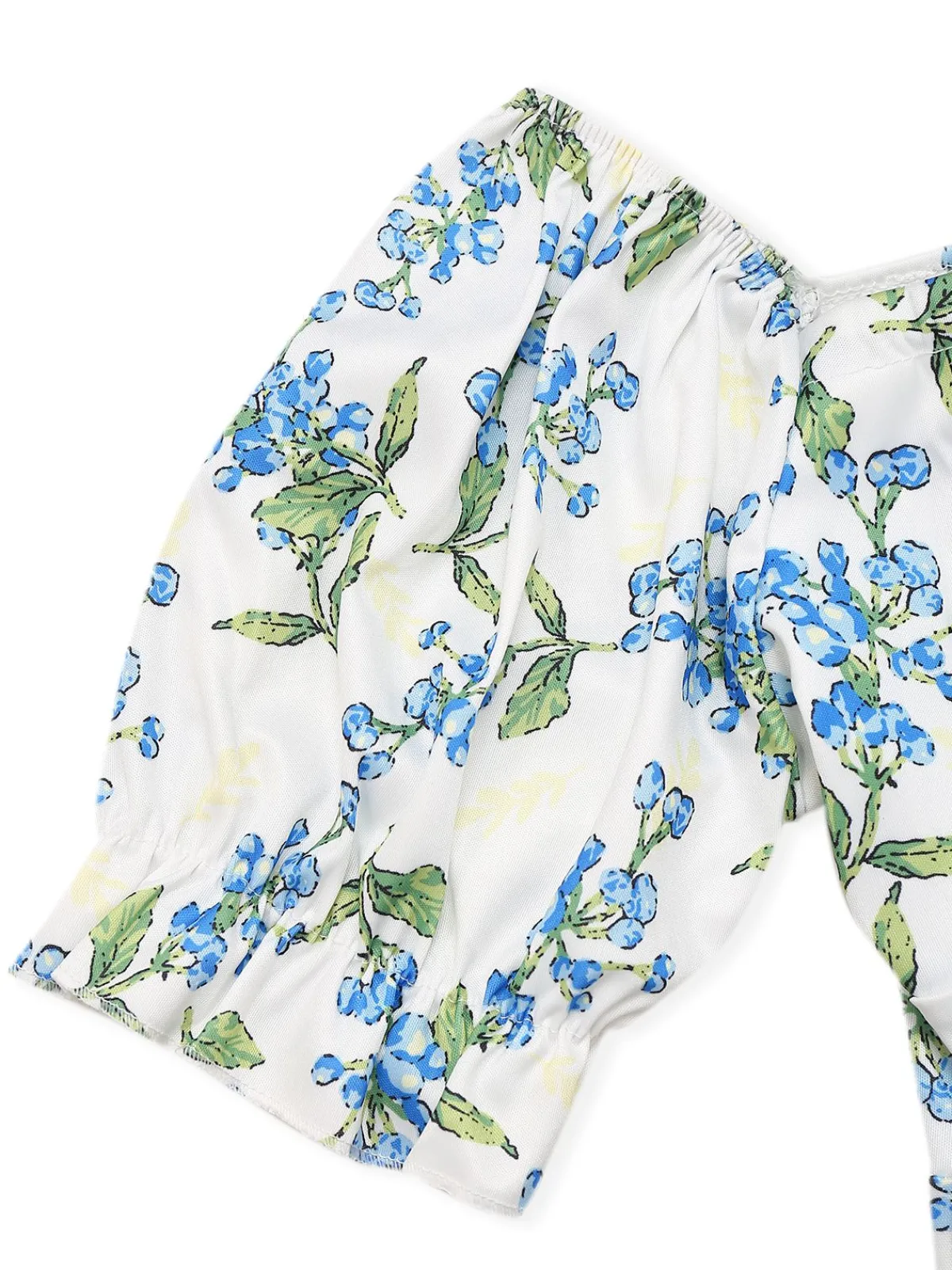 Clearance Retro Stage 1940s Floral Bow Tie Dress Green