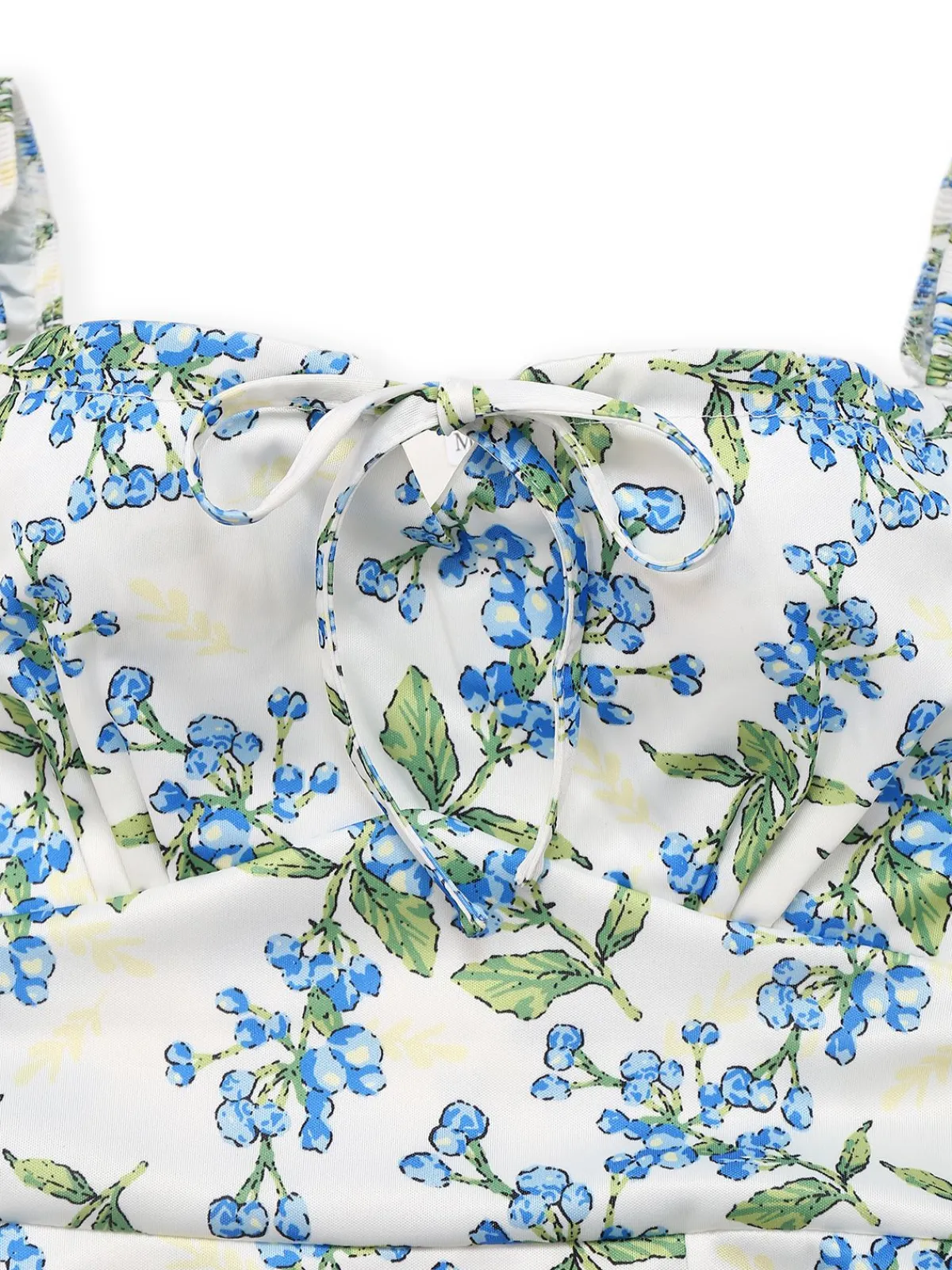 Clearance Retro Stage 1940s Floral Bow Tie Dress Green