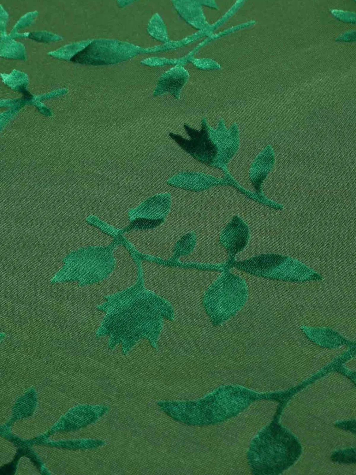 New Retro Stage 1930s Floral Vintage Dress Green