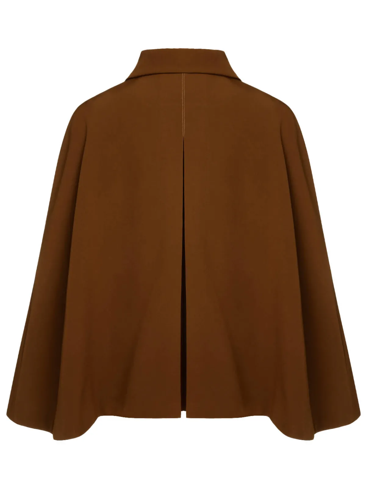 Clearance Retro Stage Green 1940s Lapel Cape Coat