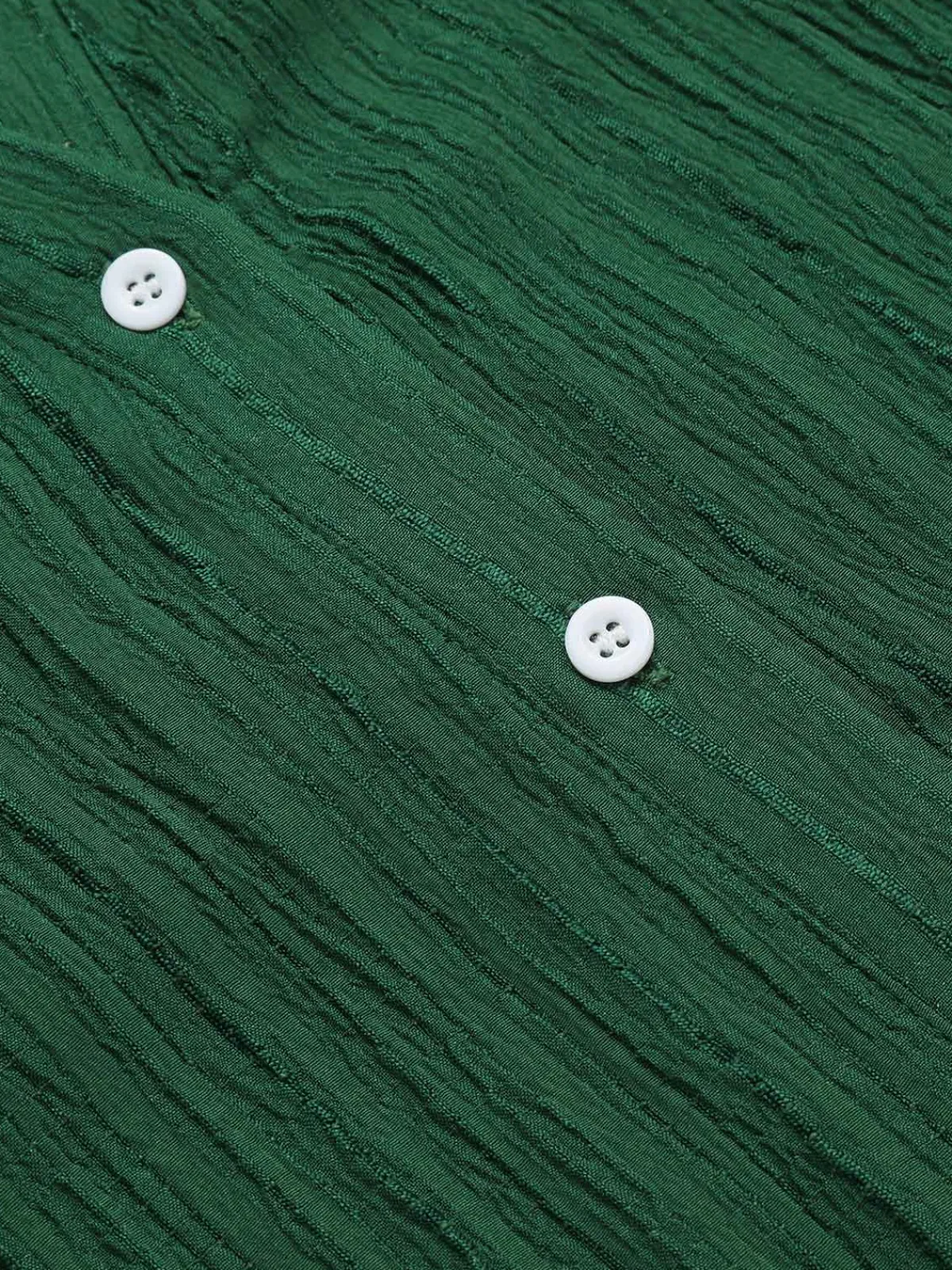 New Retro Stage 1960s Lapel Loose Belted Dress Green