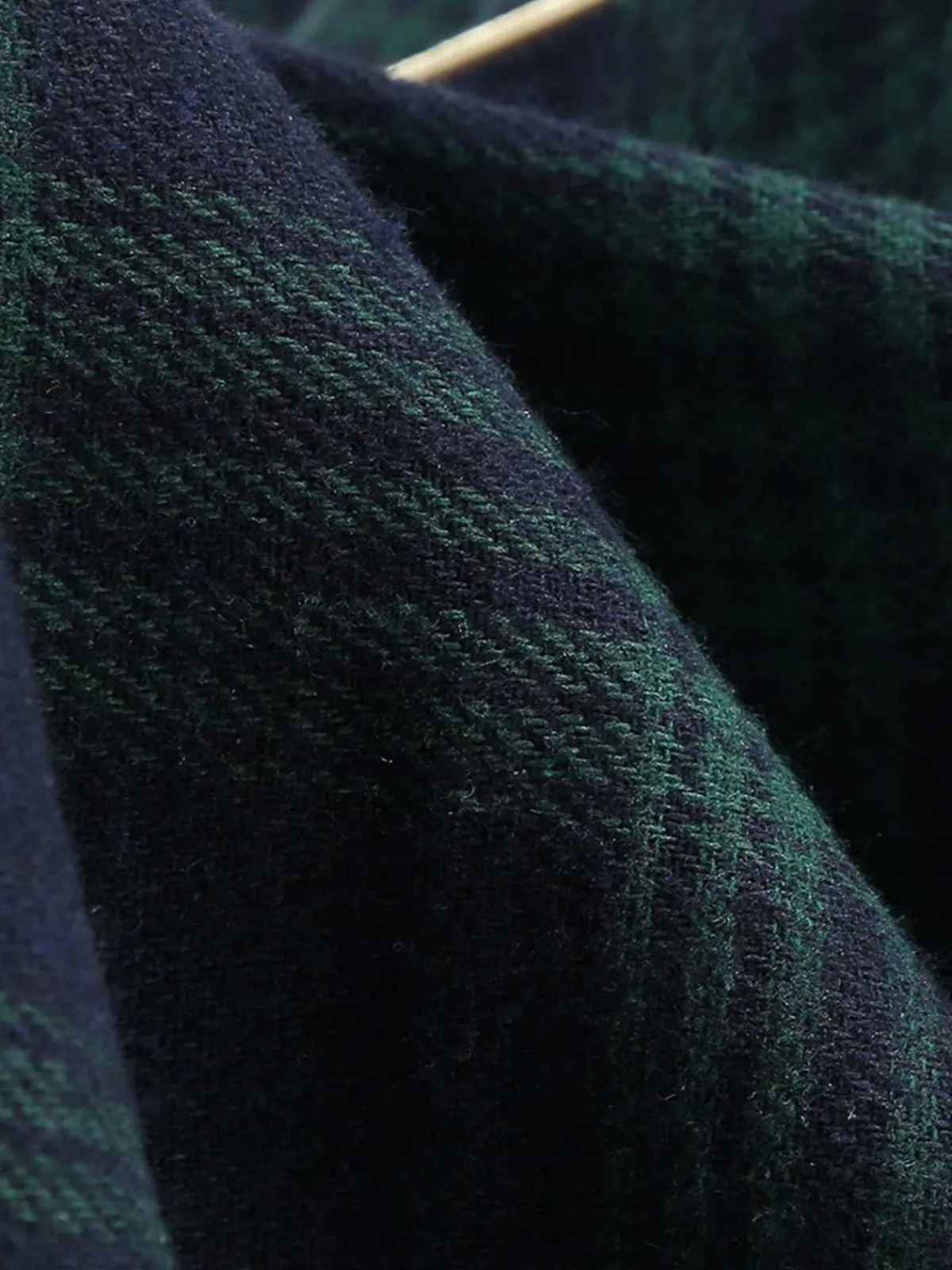 Best Retro Stage 1950s Lapel Plaids Swing Dress Green