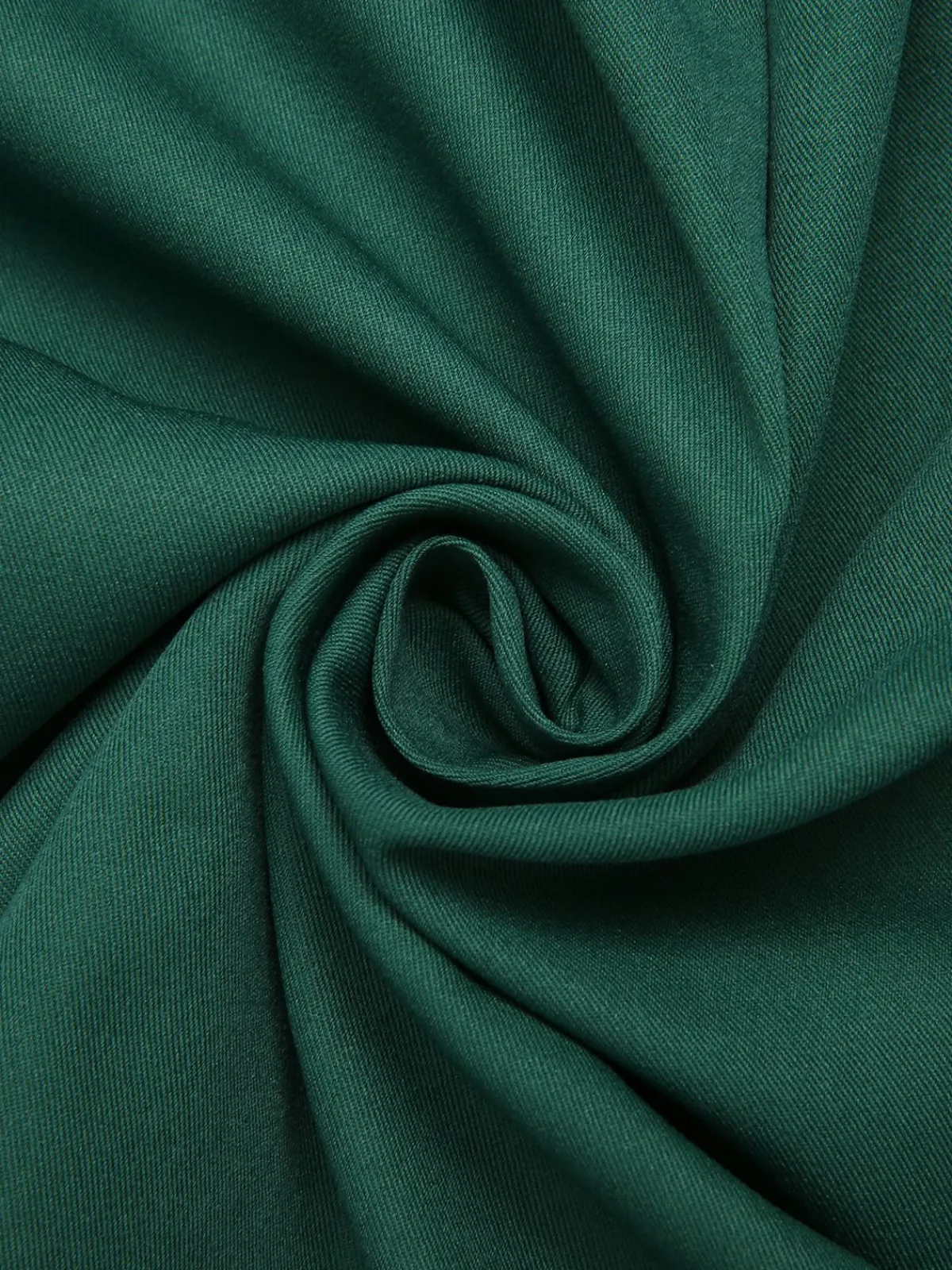 Online Retro Stage 1950s Solid Pleated Skirts Green
