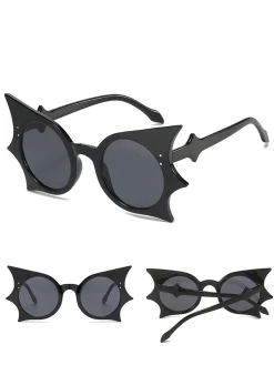 Hot Retro Stage Halloween Bat Wing Gothic Sunglasses