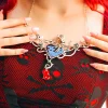 Best Retro Stage Halloween Heart Alloy Vintage Necklace