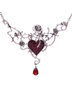 Best Retro Stage Halloween Heart Alloy Vintage Necklace