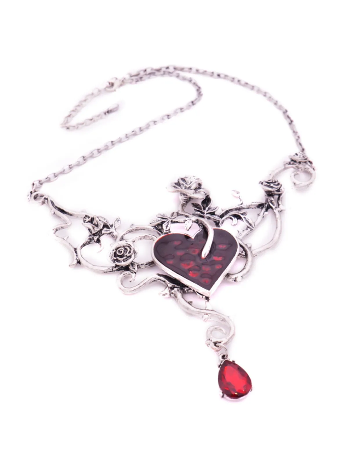 Clearance Retro Stage Halloween Heart Alloy Vintage Necklace