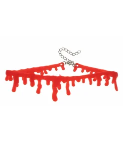 Online Retro Stage Halloween Imitation Bleeding Vintage Necklace