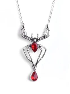 Fashion Retro Stage Halloween Spider Alloy Vintage Necklace