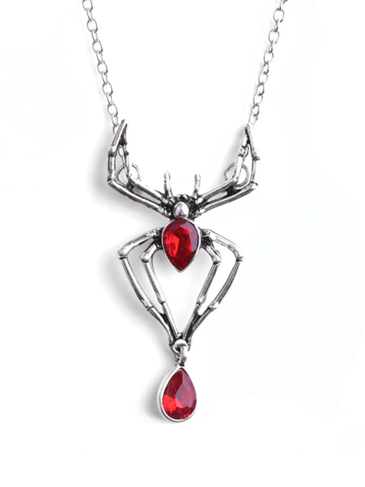 Fashion Retro Stage Halloween Spider Alloy Vintage Necklace