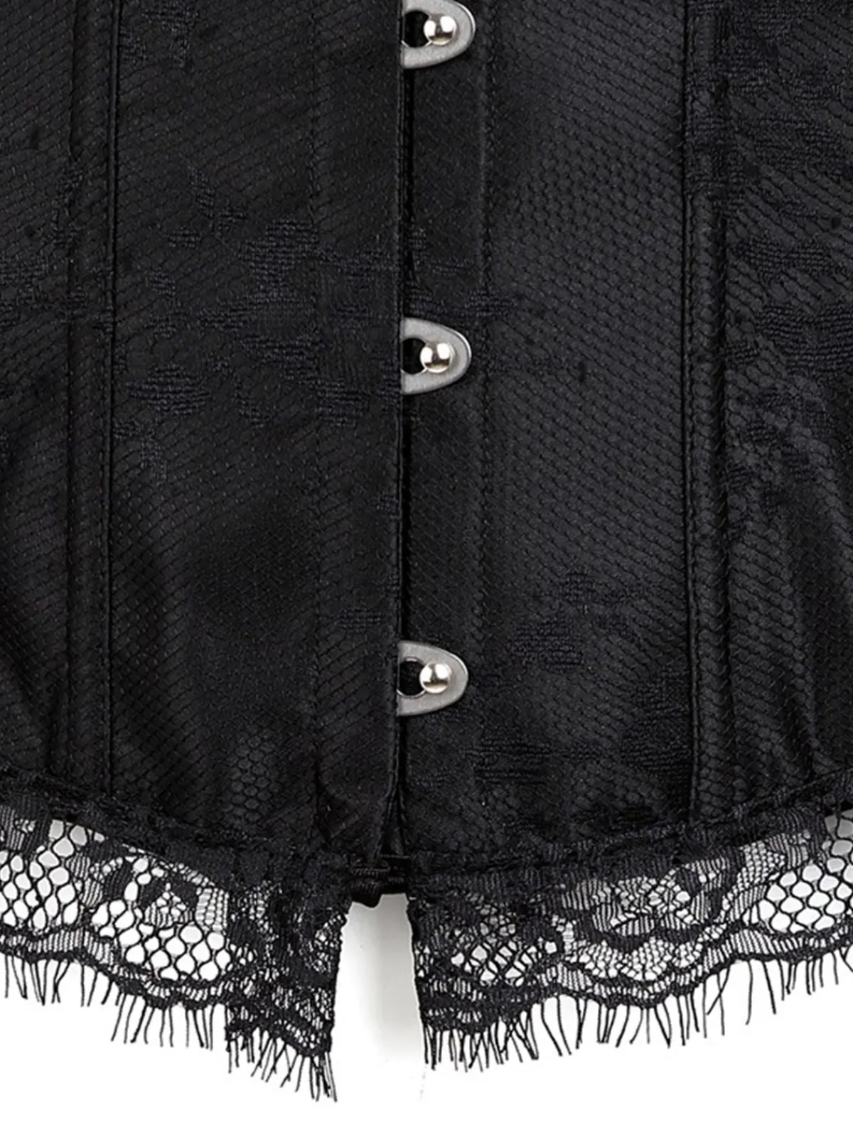 New Retro Stage Halloween Steampunk Lace Patchwork Corset