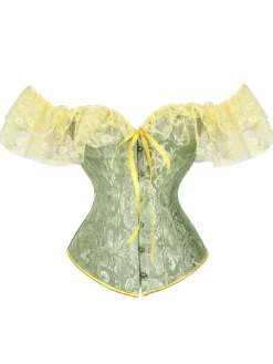 Online Retro Stage Halloween Steampunk Lace Gothic Corset