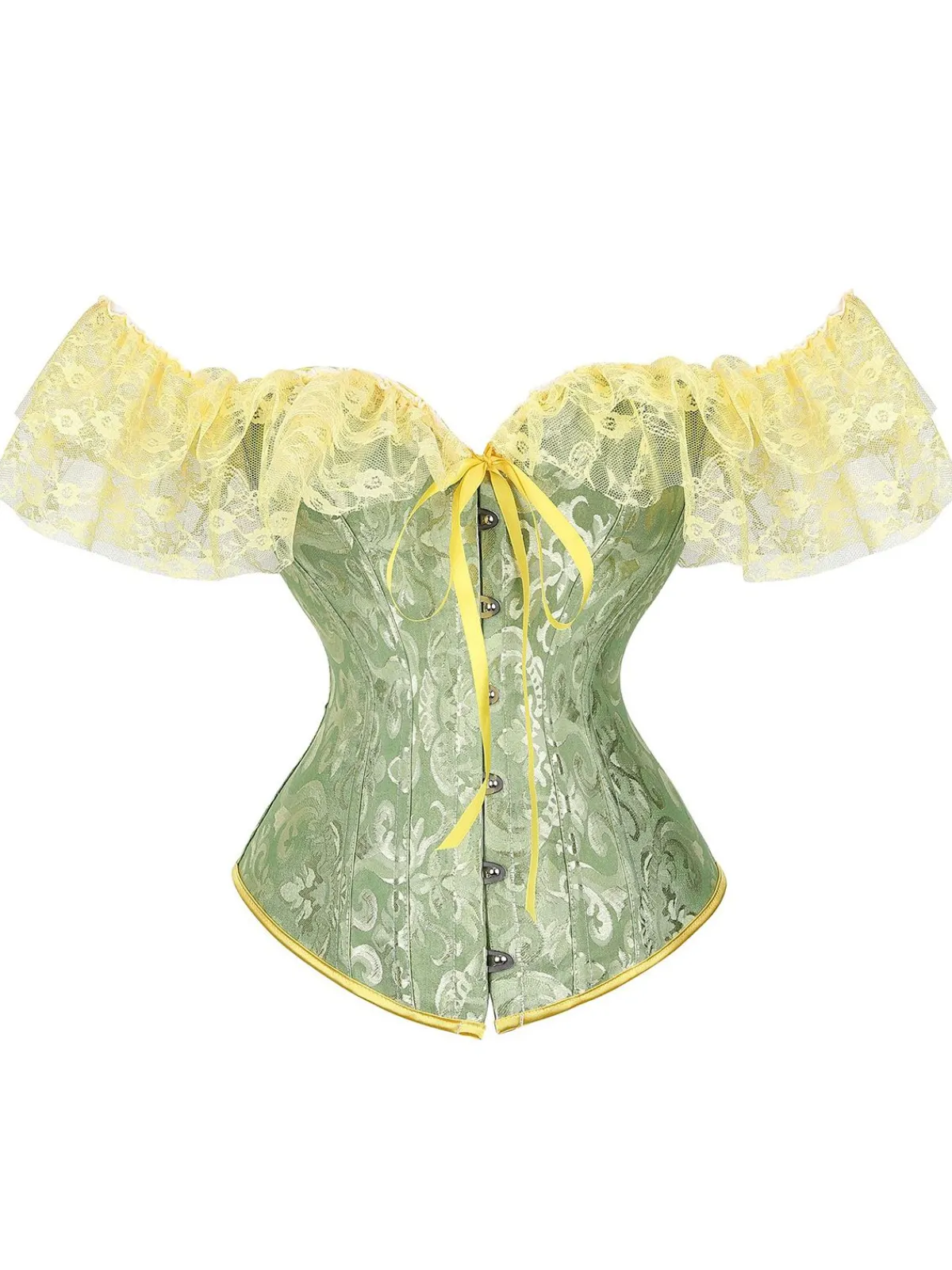 Online Retro Stage Halloween Steampunk Lace Gothic Corset
