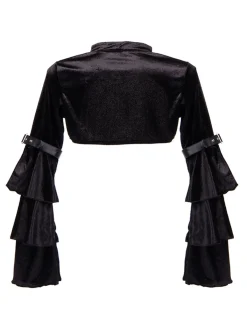 Fashion Retro Stage Halloween Steampunk Leather Gothic Cover-up